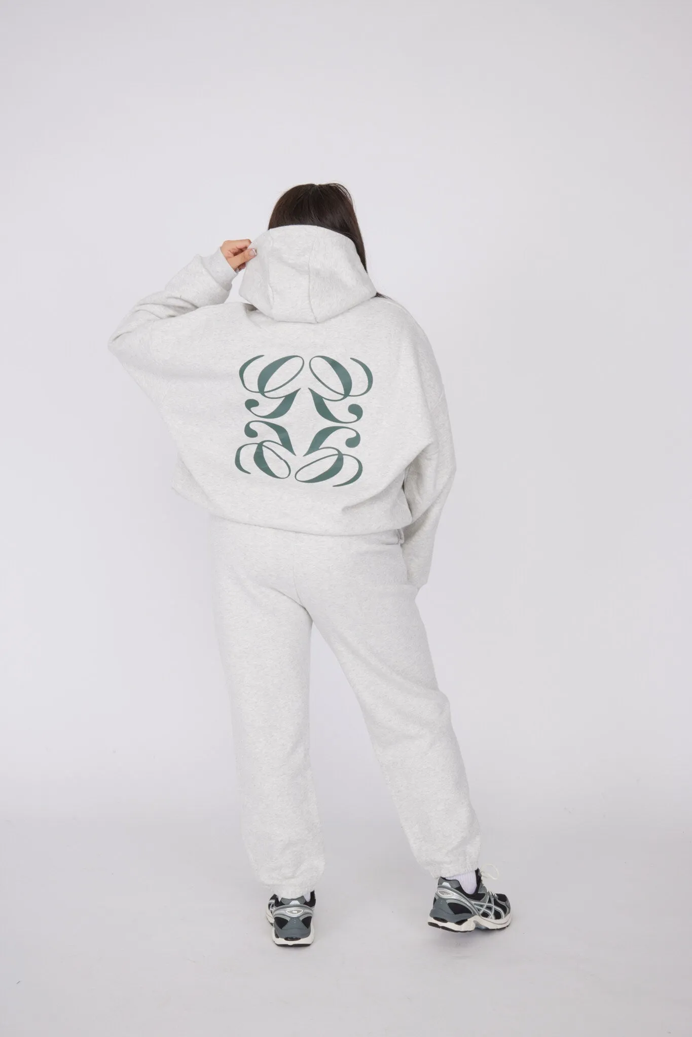 Signature Oversized Hoodie - Frost Marl