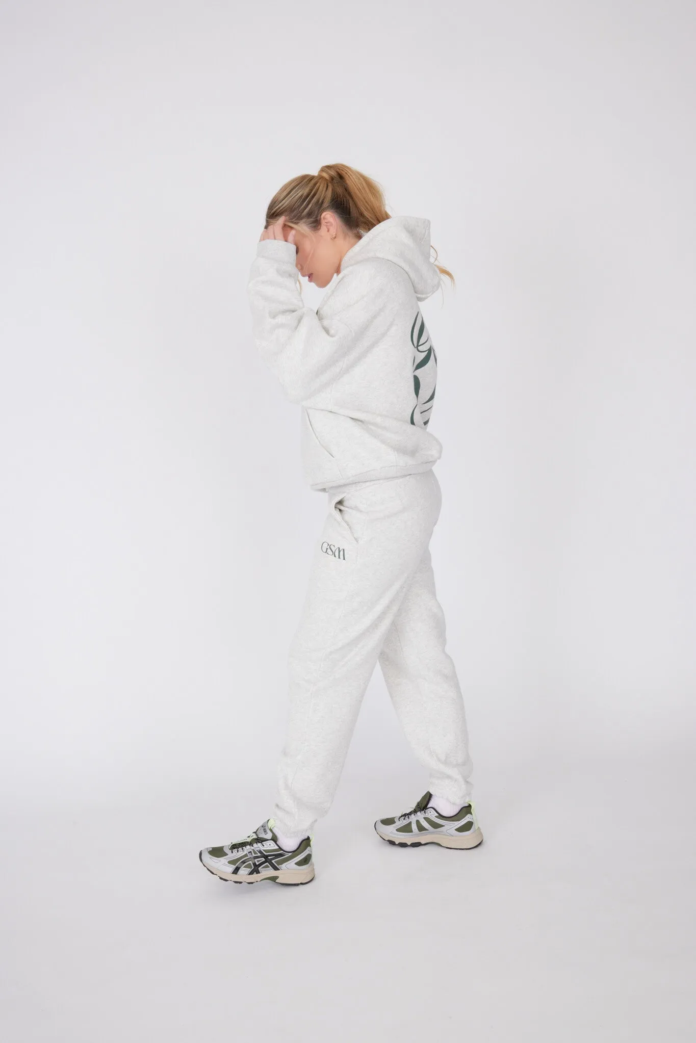 Signature Oversized Hoodie - Frost Marl