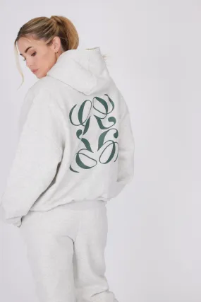 Signature Oversized Hoodie - Frost Marl