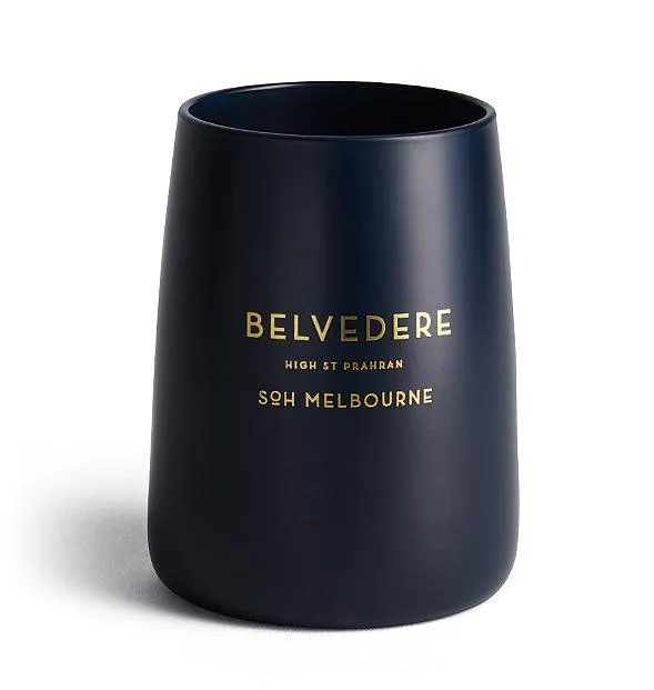 SOH Belvedere Candle | Navy Matte Vessel