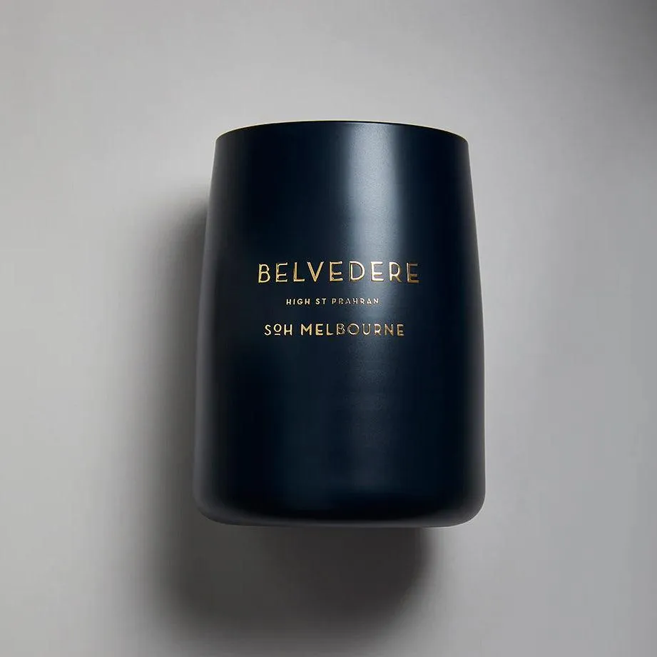 SOH Belvedere Candle | Navy Matte Vessel