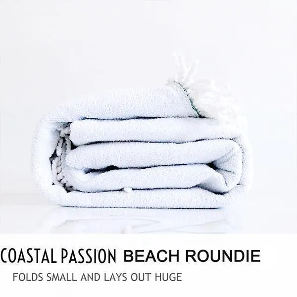 St. Lucia Island Round Beach Towel