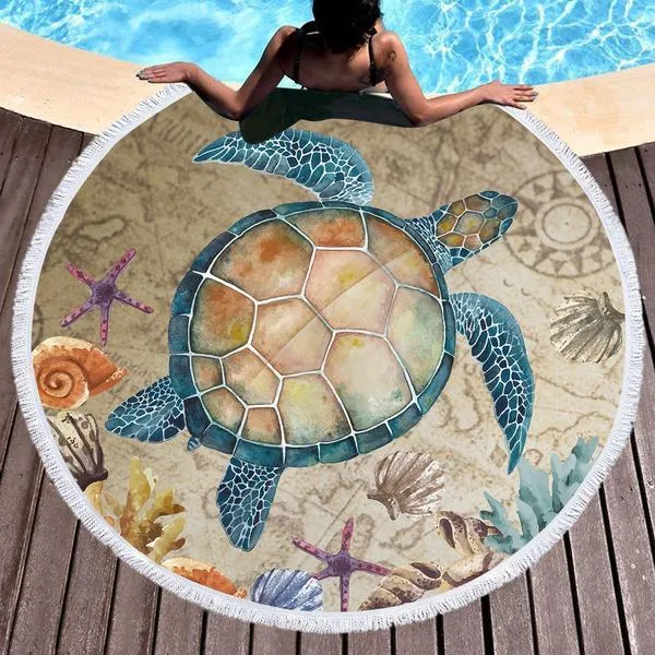 Turtle Island Towel   Backpack