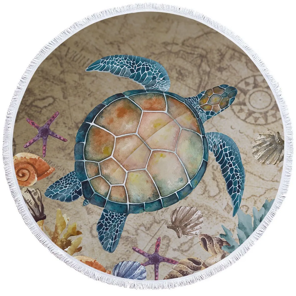 Turtle Island Towel   Backpack