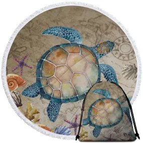 Turtle Island Towel   Backpack