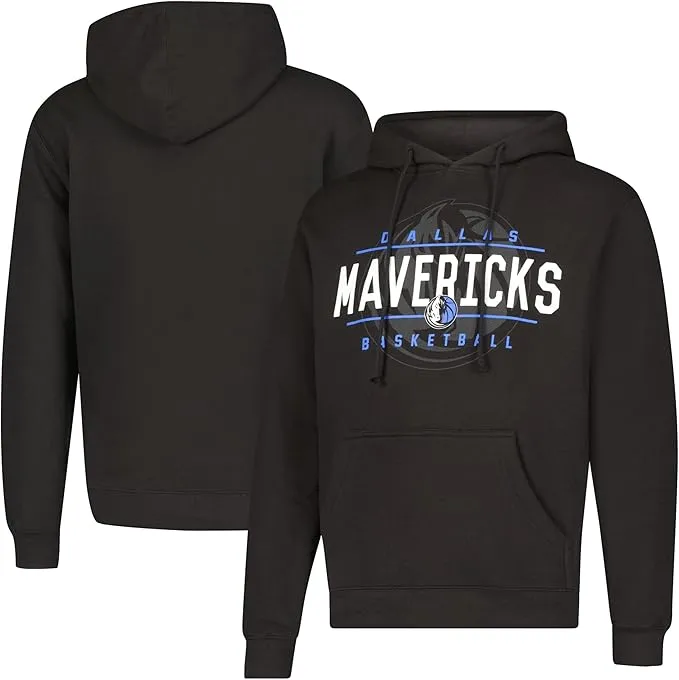 Ultra Game NBA Official Men's Super Soft Get Right Hoodie Sweatshirt, Dallas Mavericks, Black|Dallas Mavericks