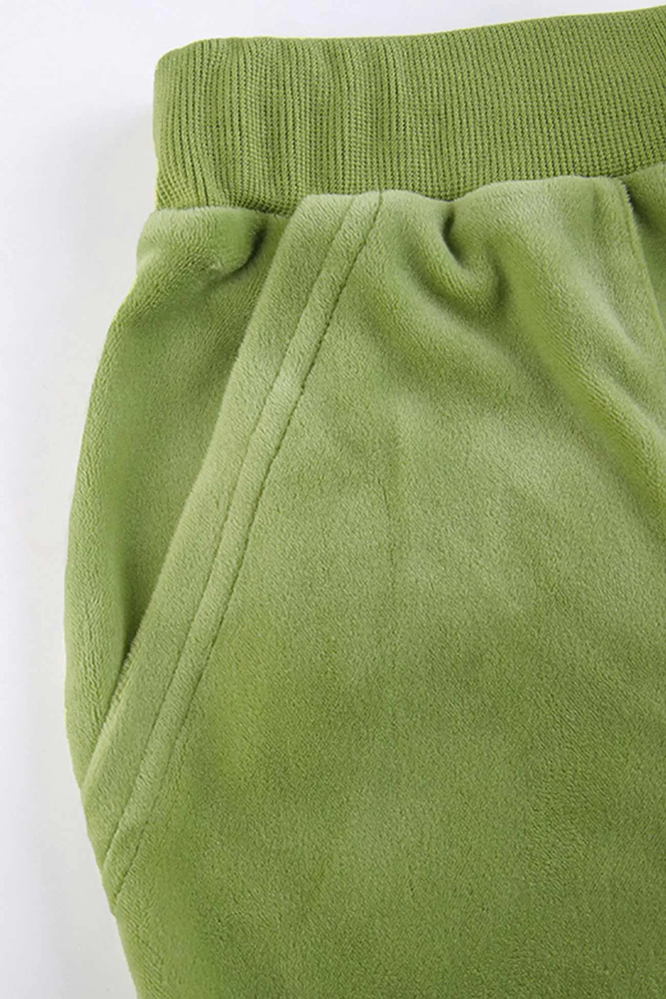 Velvet Hoodie Drawstring Long Pants Set