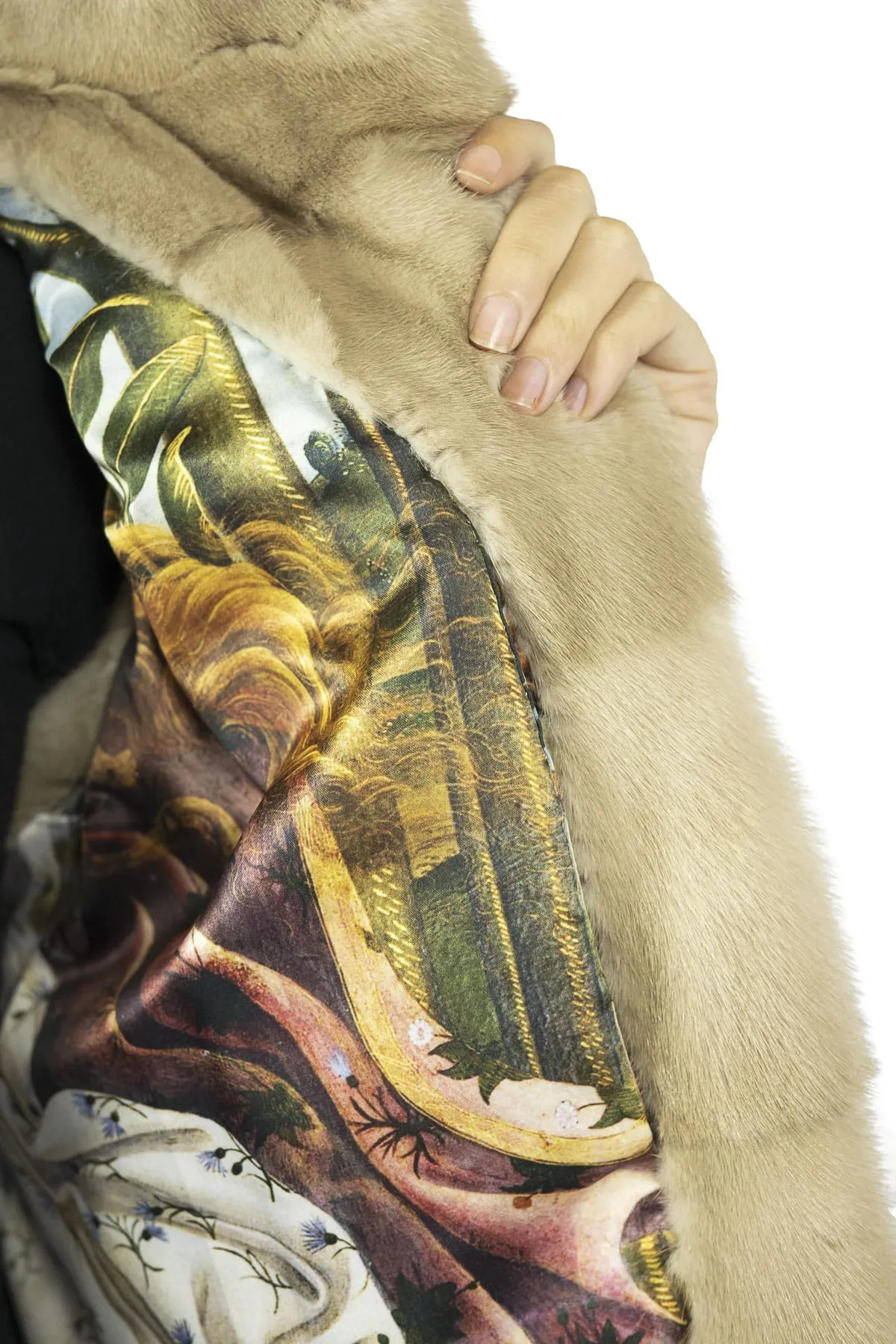 Vest in mink Beige