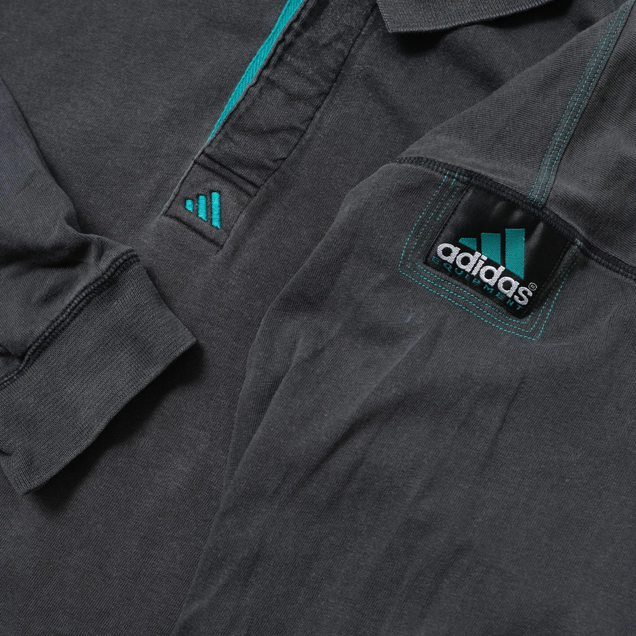 Vintage adidas Equipment Long Polo XLarge